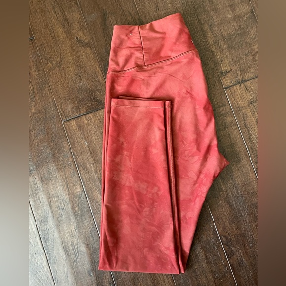 CALIA Women's Energize 7/8 Legging Size: medium color: burnt orange Tie Dye - Picture 2 of 6